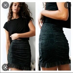 Free People Romi Mesh Mini Skirt